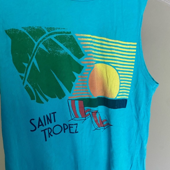 Chaser Blue Graphic St Tropez Tank XS - Picture 10 of 14